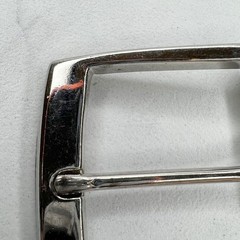 Silver Tone Simple Basic Belt Buckle