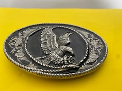 1991 SISKIYOU BELT BUCKLE G-5 EAGLE VERY NICE