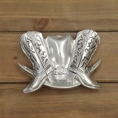 NEW! COWBOY BOOTS METAL BELT BUCKLE HEBILLA BOTAS DE VAQUEROS #141