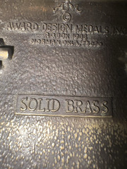 Vintage Solid Brass Steam Locomotive Train Belt Buckle Award Design Medals USA