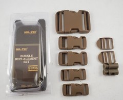 Set Of Fastex Buckles 9 Pieces Buckle Set Fde Mil-tech FDE Coyote