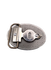 Bull Bustin Belt Buckle Studon Electric & Controls Pewter Tone for 1.75&Prime; Belt