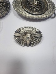Vtg 80&rsquo;s Daytona Bike Week Belt Buckle Collection Limited Edition Numbered