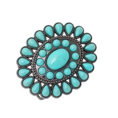 Western Relief Pattern Ethnic Belt Buckle Teenager Rock Vintage Belt Buckle