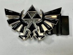 The Lengend Of Zelda Twilight Princess Triforce Logo Belt Buckle Tm2011 Nintendo