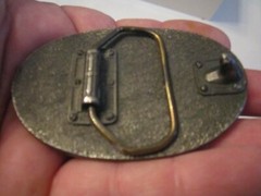 1992 BASS ANGLERS SPORTSMAN SOCIETY BELT BUCKLE – 25TH ANNIV SOLID BRASS – GW-15