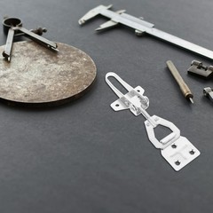 10 Pcs Box Buckle Connector Beehive Lock Latch Barn Door Locks and Latches