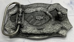 1996 NRA National Rifle Association Of America 125 Years Belt Buckle USA