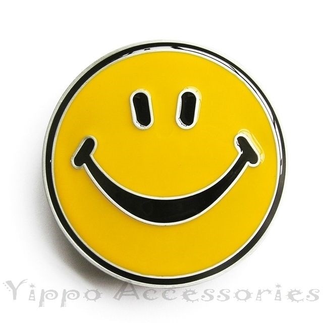 Smile Face Novelty Smiley Metal Fashion Belt Buckle