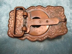 Copper Bell Westren Belt Buckle