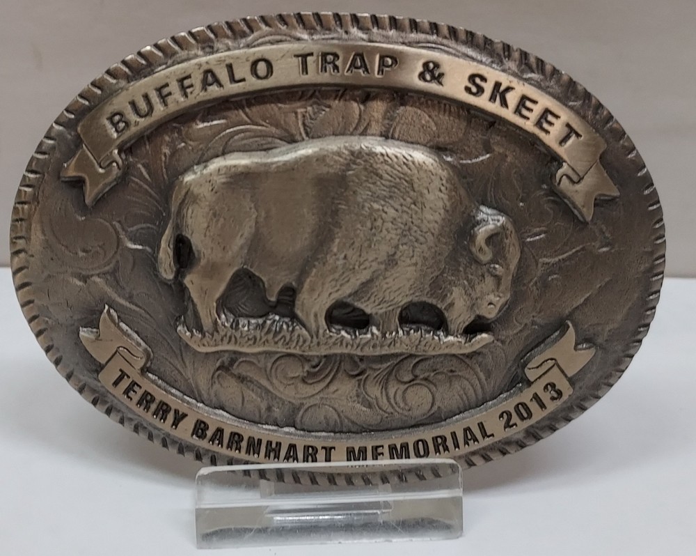 2013 BUFFALO TRAP & SKEET – TERRY BARNHART MEMORIAL – BELT BUCKLE -listing #9557