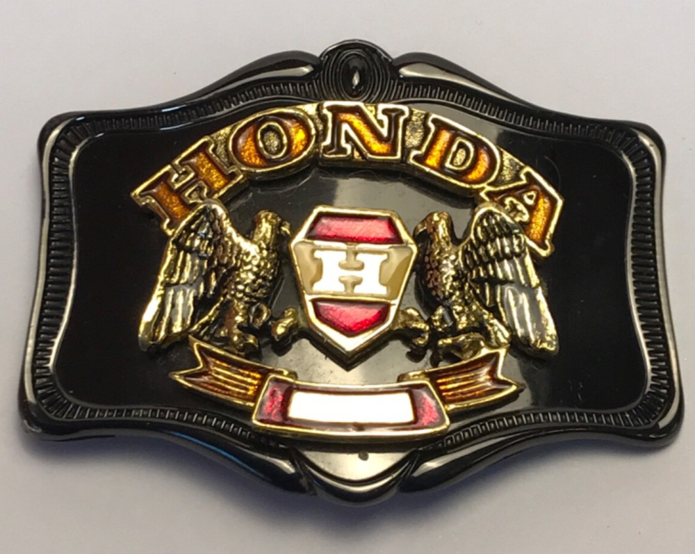Vintage 1978 Honda Motorcycle Double Eagle Belt Buckle Made by AHM