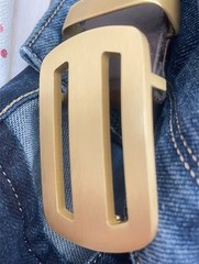 Brass belt head with smooth buckle for men&rsquo;s solid buckle head 3.9cm