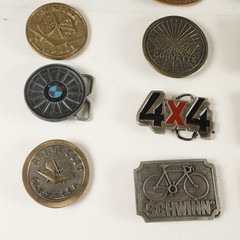 15x Vintage & Modern Belt Buckles Transportation Themed 32312