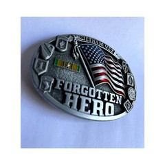 Vietnam Vet Forgotten Hero Belt Buckle