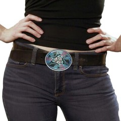 Celtic Raven Tribal Crow Unisex Handmade Belt Buckle
