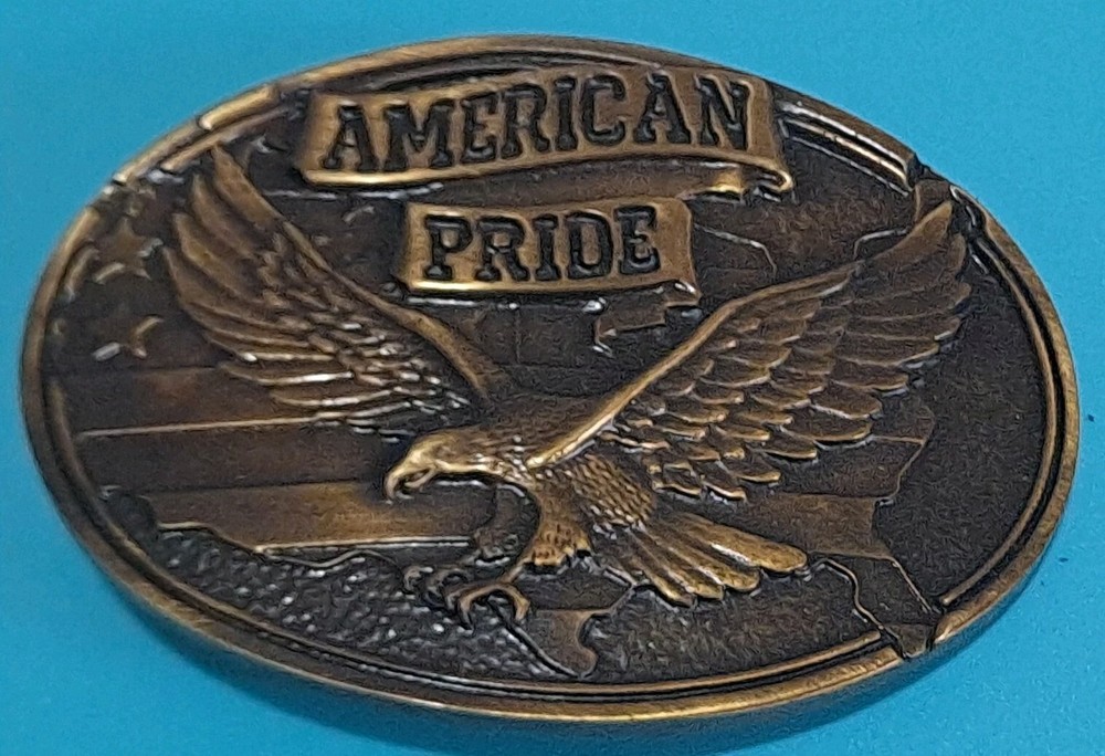 American Pride Eagle Belt Buckle D5
