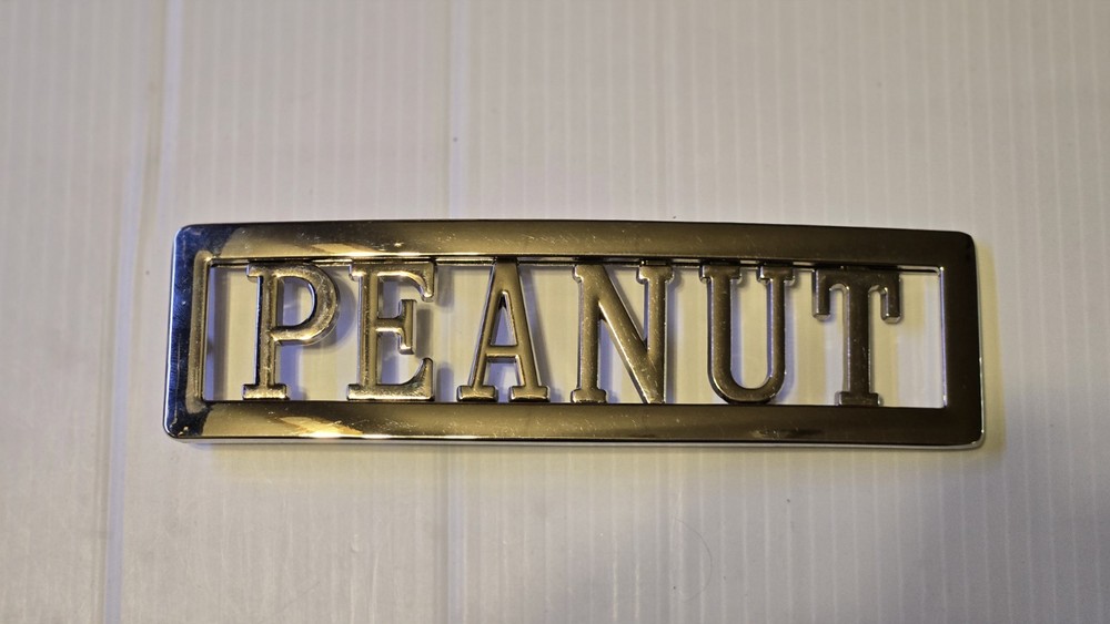 PEANUT Custom Personalized Name Belt Buckle -Put your name or word on Buckle