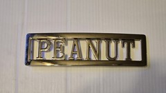 PEANUT Custom Personalized Name Belt Buckle -Put your name or word on Buckle