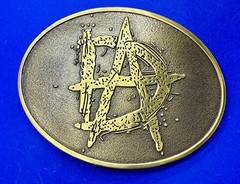 2016 WWE Wrestling Dean Ambros Lootcrate Exclusive Vintage Belt Buckle