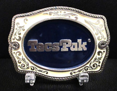 TecsPak Trademark Logo Belt Buckle Mining Industry Springs Bumpers Roller Pad IL