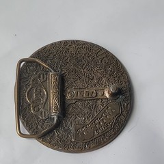 Standing Liberty Quarter Coin Belt Buckle Vtg 1976 Henchel-Mt.View California