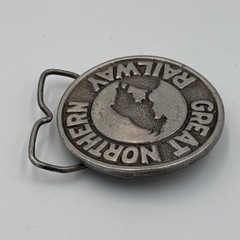 Vintage 1976 Great Northern Railway Belt Buckle Jimm Watson A-40 Made in USA