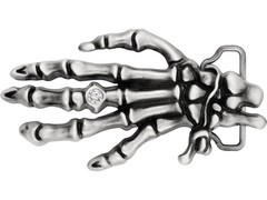 Unique Hand Skeleton Metal Belt Buckle Punk Skull Fashion Jewelry for Men