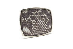 Snake Belt Buckle, Exotic Belt Buckle, ( 1.5 ») Removable Western Buckle