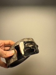 GUCCI Pre-Owned Men&rsquo;S Interlocking Buckle Belt