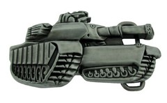 Tank Belt Buckle US Military Men Memorial Veteran Day Antiqued Metal Finished
