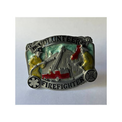 Volunteer Firefighter Belt Buckle Fire Rescue Fire Department