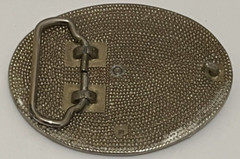 Horse Equestrian Rope Edge Metal Belt Buckle
