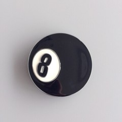 Enamel 8 Pool Ball Belt Buckle Gurtelschnalle Boucle de ceinture