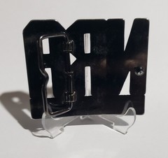 Vintage NRA Active Member Belt Buckle Chrome Tone Men Collectible