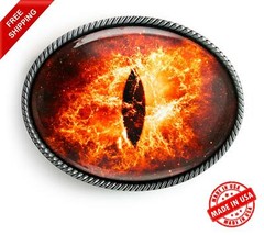 Fire Eyeball Belt Buckle – Halloween Monster Cosplay Handmade Buckle -147-E