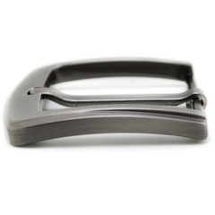 Stainless Steel Pin Buckle for Men Leather Belt Replacement Snap On 40mm Chrome