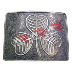 Scottish Kilt Buckle Highland Irish Shamrock Kilt Belt Buckle Antique Finish AAR
