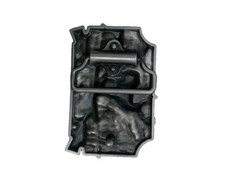 Deer Hunting Belt Buckle Rifles Metal Blue Green Enameled Nice!