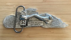2006 Hot Leather Goods Flaming Motorcycle Belt Buckle