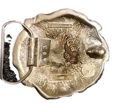 Vintage THE GREAT AMERICAN BUCKLE CO CHICAGO 1979 Lion Belt Buckle #493 Lim Edit
