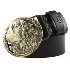Cocker Spaniel brass belt buckle, Cocker Spaniel dog head, Hunting dog buckle