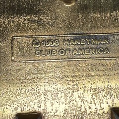 Handyman – Member Belt Buckle – 1996 – Club Of America
