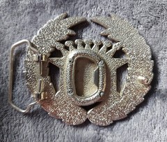 Lot Of 7 Belt Buckles The Who, Skull, Cadillac, Jamaica, Dice