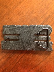 Get Rich Or Die Trying Funny Quote Millionaire Joke Metal Men’s Belt Buckle