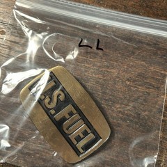 Vintage Belt Buckle U.S. Fuel Petroliana Oil Dyna Buckle Provo Utah Solid Brass