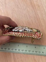 Western Buckle Silver Gold Red Black Red Horse Cowboy Buckle 2 » Hebilla Vaquero