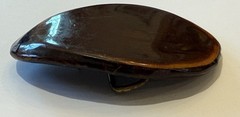 4” Wood Slice Vintage Belt Buckle Solid Brass Hardware Minimalist Nature Buckle