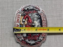 vintage GENE AUTRY belt buckle COUNTRY MUSIC heavy pewter WESTERN cowboy