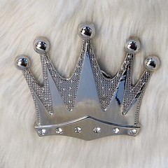 Royal Crown Bling Silver Metal BELT BUCKLE NEW Gift Fashion Costume
